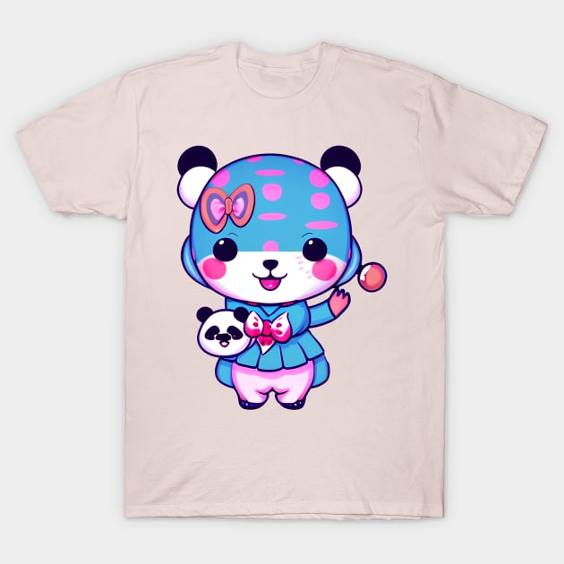 A CUTE KAWAI Panda T-Shirt by mmamma030